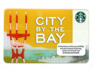 【Starbucks】スターバックス カード 2012年　CITY BY THE BAY 新品