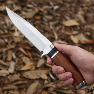 【切れ味良好】 シースナイフ ステンレス鋼 フルタング構造 G10ハンドル 専用ケース キャンプ サバイバル アウトドア包丁 狩猟刀