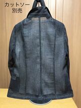 [新品] 激安・在庫処分　Lサイズ　レディースジャケット　ミセスピンタックジャケット　婦人デザインジャケット　紺色_画像3