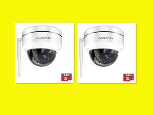 【2台】ドーム型 防犯カメラ ワイヤレス 360°広角 500万画素 5倍光学ズーム AI人体検知自動追尾 防水 赤外線 暗視機能 遠隔監視