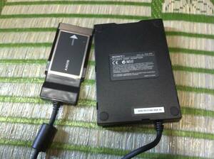 SONY ソニー FA-P1 PCカード接続FDD フロッピーディスクアダプター