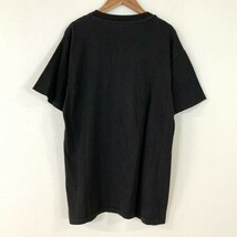希少 90‘s USA製 Hanes ヘインズ ブロードウェイ ニューヨーク 刺繍 半袖 tシャツ メンズ Mサイズ トレンド ブラック_画像2
