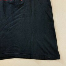 希少 90‘s USA製 Hanes ヘインズ ブロードウェイ ニューヨーク 刺繍 半袖 tシャツ メンズ Mサイズ トレンド ブラック_画像5