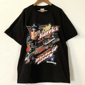 極美品 F1 GM kevin harvick ケヴィン・ハーヴィック 両面プリント Goodwrench tシャツ メンズ Mサイズ ファン必見 コレクションアイテム