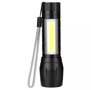 防犯防災 CREE Q5 COB側面発光 LED ミニライト ズーム 単3 懐中電灯