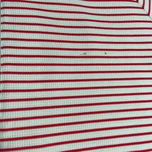 パラディーゾ PARADISO 白 ホワイト 赤 レッド ゴルフ トレーニング用 ハーフジップ 半袖シャツ 女性用Lサイズ_画像6