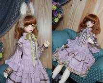 SD/SDGr少女サイズ 『Easter Bunny-2022』ドレスセット ＊Handmade＃32_画像5