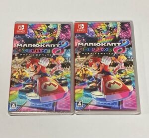 マリオカート8デラックス2枚 新品未開封 シュリンク付き Switch ニンテンドースイッチソフト