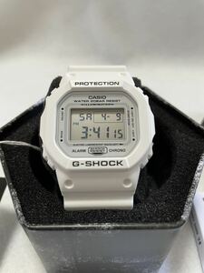 カシオ CASIO ジーショック G-SHOCK Gショック メンズ 腕時計 DW-5600 スクエア 樹脂ベルト デジタル 防水 多機能 ホワイト 