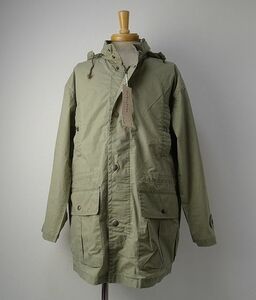 FOLKESTONE BY KENT kent cotton paraffin field jacket hood storage mountain parka men's beautiful goods (L) gray series *S-363