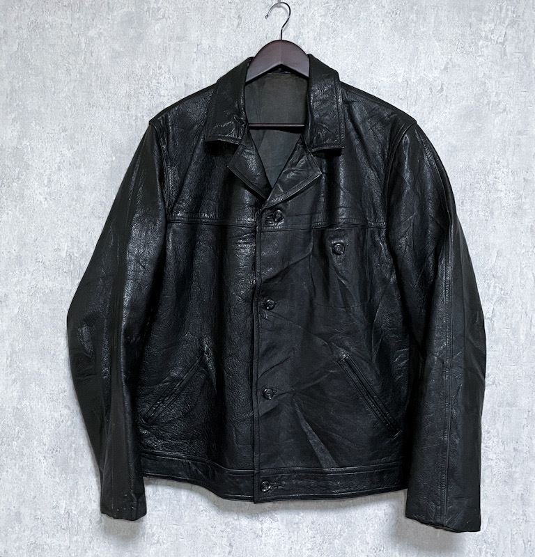 ヤフオク! -「ビンテージレザーカーコート」の落札相場・落札価格
