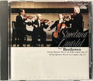 CD/ ベートーヴェン：弦楽四重奏曲第12,16番 / スメタナQ
