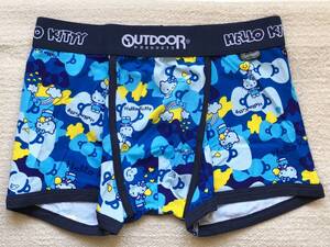 OUTDOOR アウトドア ボクサーパンツ Mサイズ ハローキティ 迷彩 ネイビー ☆送料無料
