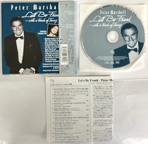 ピーター・マーシャル / レッツ・ビー・フランク XQAM-1522 帯付き 紙ジャケ仕様！【 PETER MARSHALL / LET'S BE FRANK 】_画像2