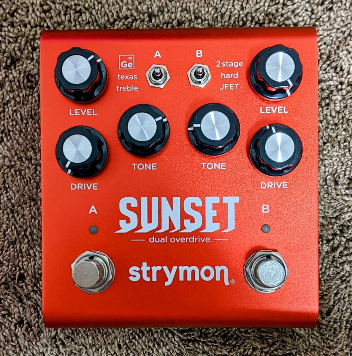 Strymon SUNSET デュアルオーバードライブ ほぼ未使用 Strymon SUNSET デュアルオーバードライブ ほぼ未使用