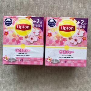 Lipton リプトン さくらティー 14袋入×2個