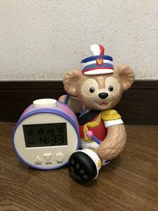 【ディズニー】東京ディズニーシー　35周年　ダッフィー　目覚まし時計　マイ・フレンド・ダッフィー　置き時計　時計　