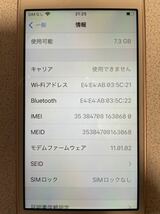 iPhone SE1 16GB SIMフリー ローズゴールド 中古 美品_画像4