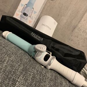 【春限定カラー】 SALONIA サロニア ミニセラミックカールヘアアイロン ブランニューグリーン 25mm
