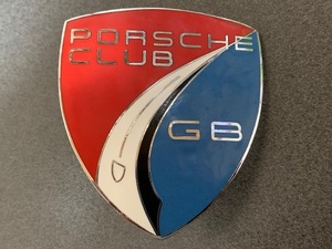  Porsche Club GB grill badge car bachi Britain made new goods 