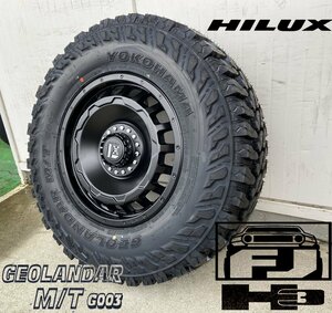 プラド ハイラックス サーフ FJ H3 LEXXEL SwaGGer ヨコハマ ジオランダー MT G003 265/70R17 285/70R17 タイヤホイール17インチ