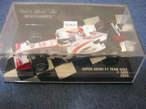 1/43　MINICHAMPS　2006年スーパーアグリSA05　　佐藤琢磨