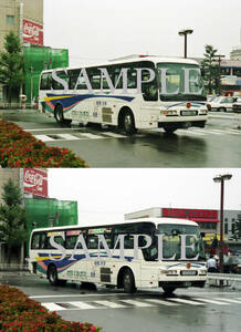 Ｆ【バス写真】L版2枚　大分交通　エアロバス　エアライナー