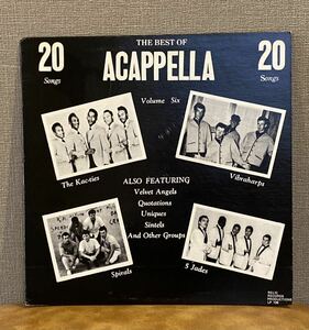 Various The Best Of Acappella Vol.6 LP Doo Wop Relic-108