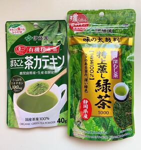伊藤園 特上蒸し緑茶/まるごと茶カテキン