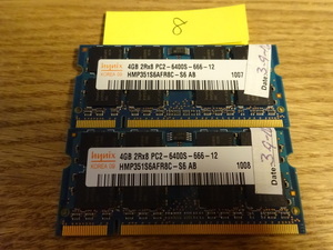 Hynix Memory DDR2 4GB PC2 2 листы //// 8