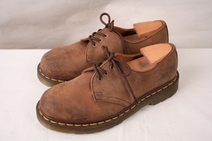 美品 ドクターマーチン UK5/23.5cm-24.0cm/3ホール 黒 ブラック ブーツ レディース レザー 本革 dr.martens 中古 dm2858