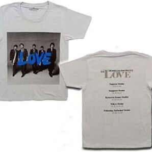 嵐 Love グッズ Tシャツ ARASHI LIVE Tour 2013"LOVE" 実写 ツアーTシャツ ヴィンテージ