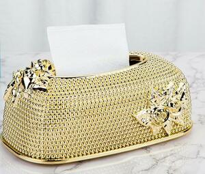  new goods * tissue box * dish case * beautiful * dish box *gold