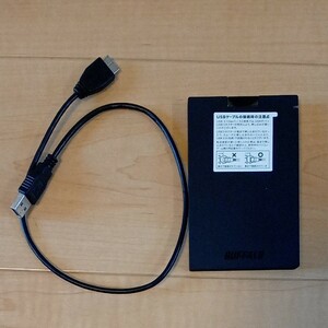 BUFFALO USB3.1Gen1 ポータブルSSD 480GB 日本製 SSD-PG480U3-B/NL