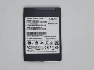 【SSD128GB】SanDisk サンディスク(管:CW3-SD1-423015)2.5インチ SD8SB8U-128G-1001 6Gb/s 動作OK フォーマット済み