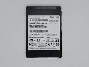 【SSD128GB】SanDisk　サンディスク（管：CW3-SD3-422955）2.5インチ SD8SB8U-128G-1001　6Gb/s 動作OK フォーマット済み 