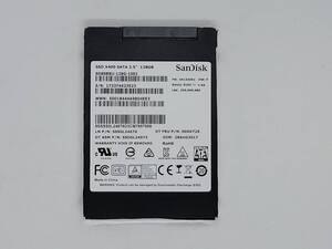 【SSD128GB】SanDisk サンディスク(管:CW3-SD4-423923)2.5インチ SD8SB8U-128G-1001 6Gb/s 動作OK フォーマット済み