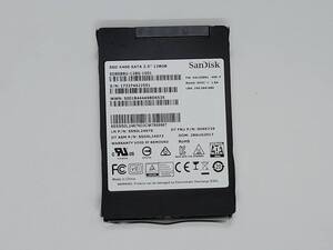 【SSD128GB】SanDisk サンディスク(管:CW3-SD5-422551)2.5インチ SD8SB8U-128G-1001 6Gb/s 動作OK フォーマット済み