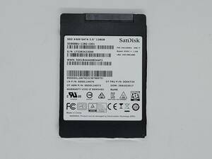【SSD128GB】SanDisk　サンディスク（管：CW3-SD5-423096）2.5インチ SD8SB8U-128G-1001　6Gb/s 動作OK フォーマット済み 
