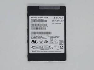 【SSD128GB】SanDisk サンディスク(管:CW3-SD5-803266)2.5インチ SD8SB8U-128G-1001 6Gb/s 動作OK フォーマット済み