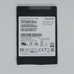 【SSD128GB】SanDisk　サンディスク（管：CW3-SD5-803266）2.5インチ SD8SB8U-128G-1001　6Gb/s 動作OK フォーマット済み 