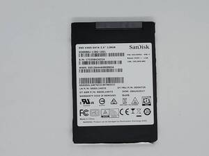 【SSD128GB】SanDisk サンディスク(管:CW3-SD6-426324)2.5インチ SD8SB8U-128G-1001 6Gb/s 動作OK フォーマット済み