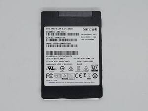 【SSD128GB】SanDisk サンディスク(管:CW3-SD7-420532)2.5インチ SD8SB8U-128G-1001 6Gb/s 動作OK フォーマット済み