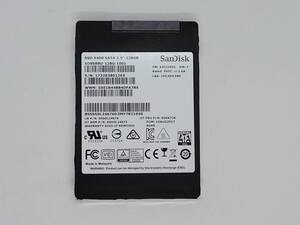 【SSD128GB】SanDisk サンディスク(管:CW3-SD9-801263)2.5インチ SD8SB8U-128G-1001 6Gb/s 動作OK フォーマット済み