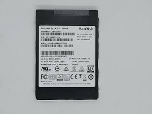 【SSD128GB】SanDisk　サンディスク（管：CW3-SD10-421811）2.5インチ SD8SB8U-128G-1001　6Gb/s 動作OK フォーマット済み 