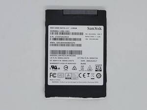 【SSD128GB】SanDisk サンディスク(管:CW3-SD10-423915)2.5インチ SD8SB8U-128G-1001 6Gb/s 動作OK フォーマット済み
