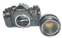 ★完動・美品★CANON A-1 ボディ+Canon FD 50mm F1.8 S.C.レンズセット 前後レンズキャップ・フィルター付 安心の動作確認済_画像2