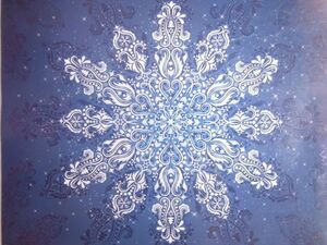 ★moda[モダ]♪ＳＮＯＷ ＦＬＡＫＥ ＰＡＮＥＬ(アイス)♪144×144★【NE1630-X】