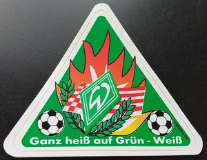 ドイツ　ブンデスリーガ　ヴェルダー・ブレーメン　ステッカー　WERDER BREMEN