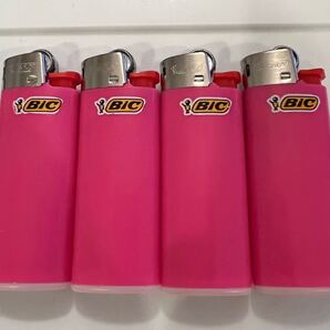 BIC MINI lighter J25 入手困難 4本 桃 ミニライター 新品未使用品